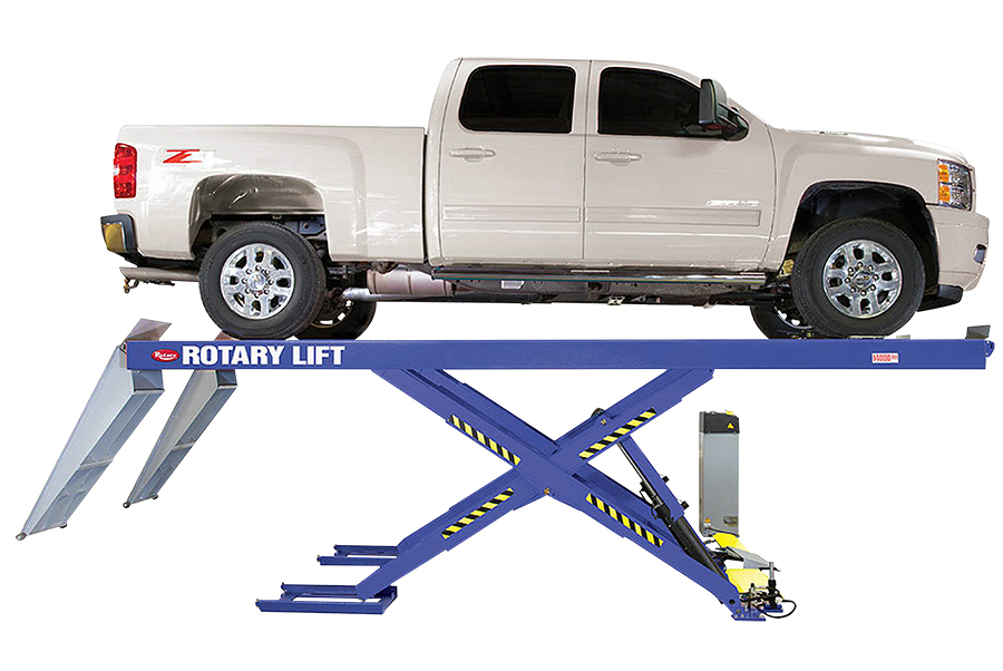 Rotary Scissor Drive On Lift Cap. 14,000lbs Blue - Kits